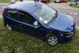 Zderzenie fiata z bmw na skrzyżowaniu w Woli Cieklińskiej (Sieniawa)