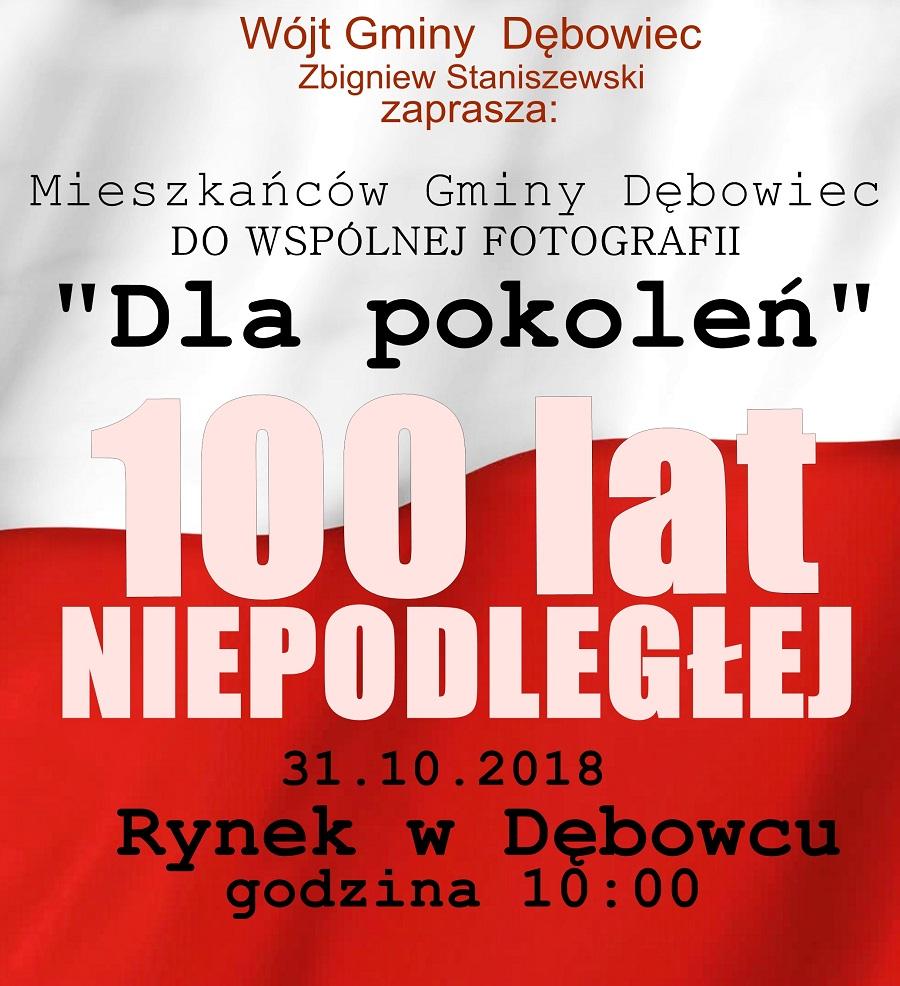Zaproszenie do wspólnej fotografii - „Dla pokoleń”
